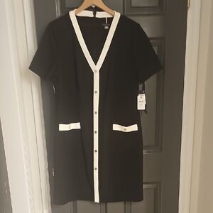 Tommy Hilfiger Black and White Dress
